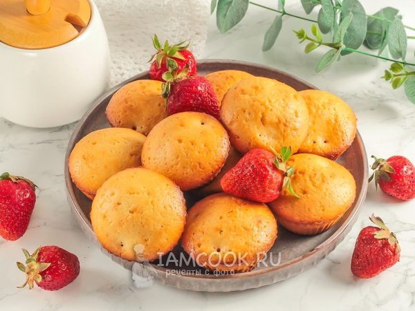 Кексы на сливках, рецепт с фото