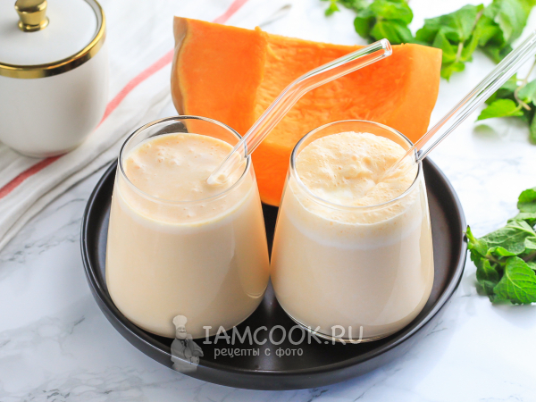 Молочный коктейль с тыквой, рецепт с фото