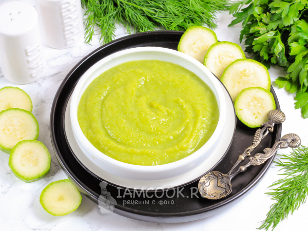 Кабачок для первого прикорма (пюре), рецепт с фото