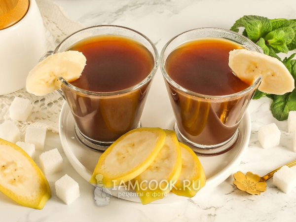 Кофе с бананом, рецепт с фото