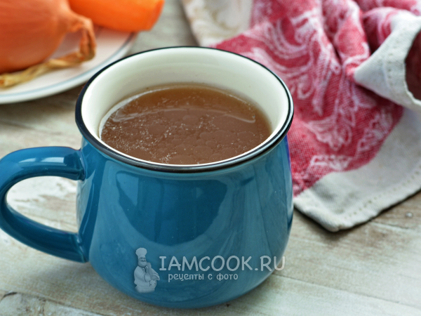 Коричневый бульон, рецепт с фото