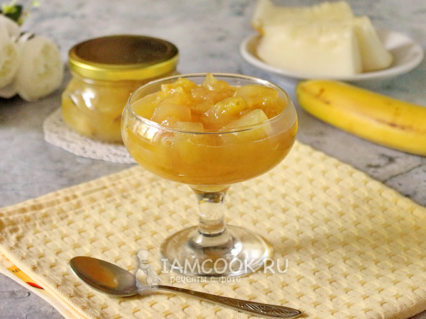 Варенье из дыни и банана на зиму (с лимоном), рецепт с фото
