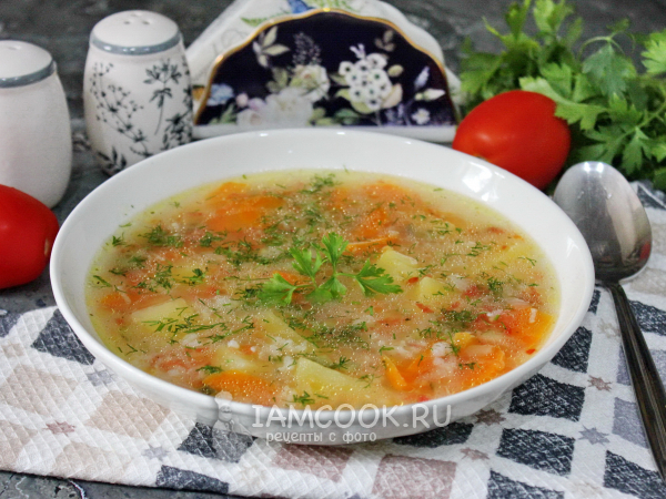 Рассольник с помидорами на каждый день, рецепт с фото