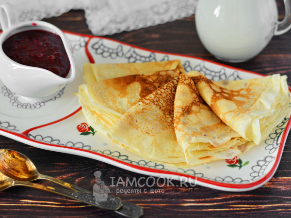 Блины на овсяном немолоко, рецепт с фото