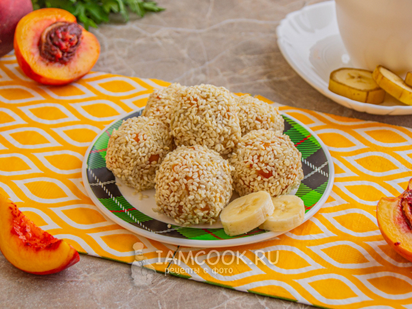 Сыроедческие конфеты из банана, рецепт с фото