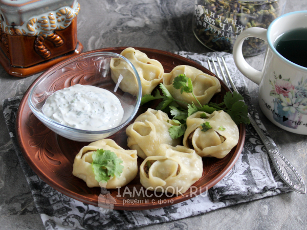 Манты с джусаем, рецепт с фото