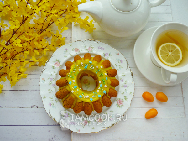 Маковый кекс с апельсинами от Dr. Qetker, рецепт с фото