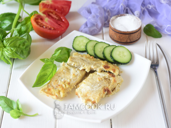 Судак в сливочном соусе в духовке, рецепт с фото