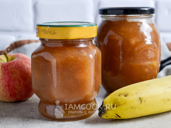 Варенье из яблок и бананов, рецепт с фото