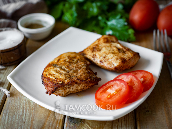 Стейк из индейки в аэрогриле, рецепт с фото