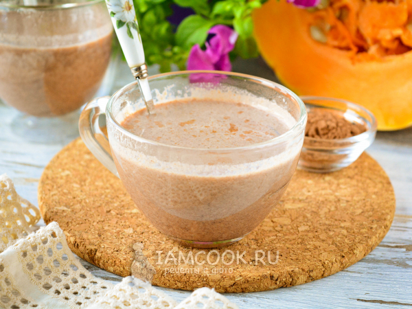 Какао с тыквой, рецепт с фото