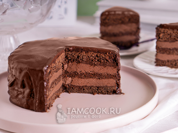 Постный торт «Пражский», рецепт с фото