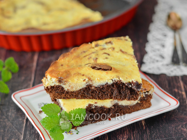 Чизкейк Брауни, рецепт с фото