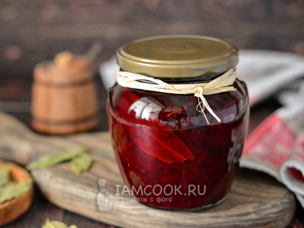 Маринованная свекла на зиму без уксуса (на борщ), рецепт с фото