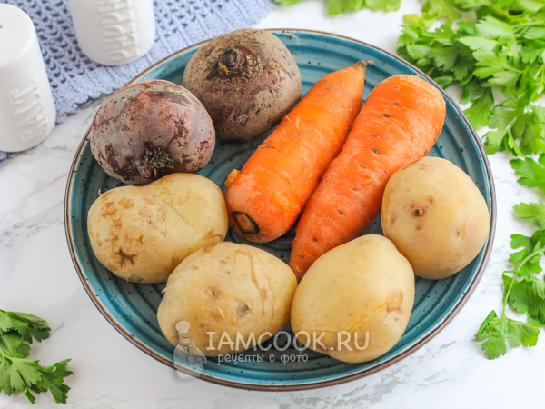 Овощи для винегрета в мультиварке, рецепт с фото