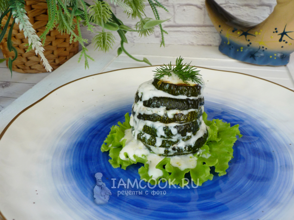 Цукини с мацони, рецепт с фото
