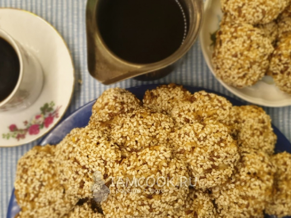 Бараззи (ливанское овсяное печенье), рецепт с фото