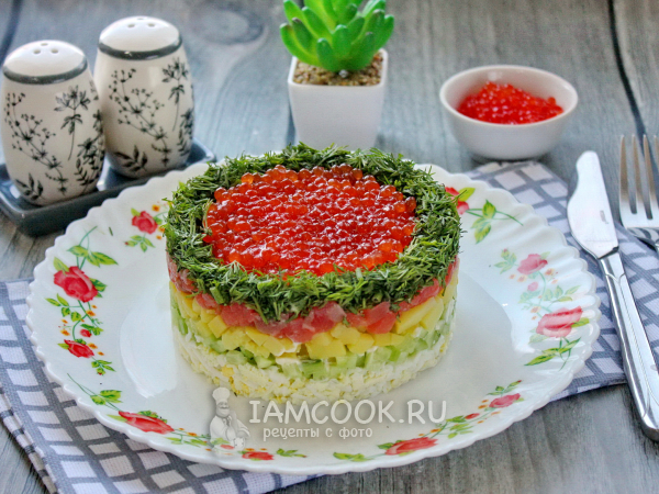 Салат «Императрица», рецепт с фото