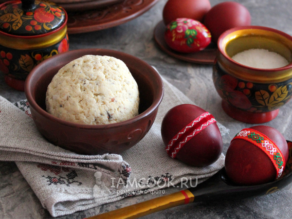 Традиционный пасхальный ком, рецепт с фото