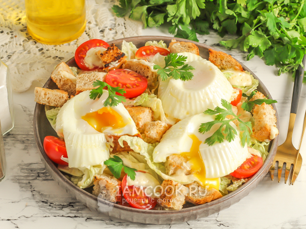 Яйцо пашот в силиконовой формочке, рецепт с фото