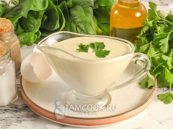 Сырный майонез, рецепт с фото