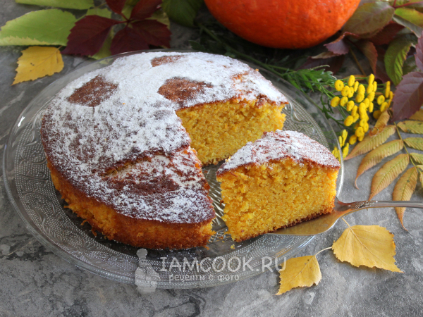 Морковно-тыквенный пирог, рецепт с фото