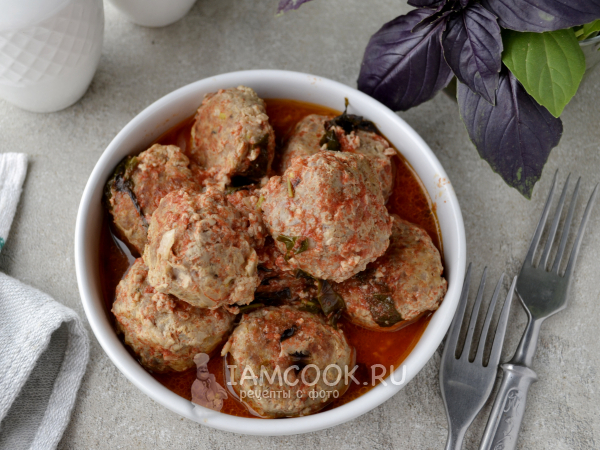 Фрикадельки в томатном соусе в мультиварке, рецепт с фото