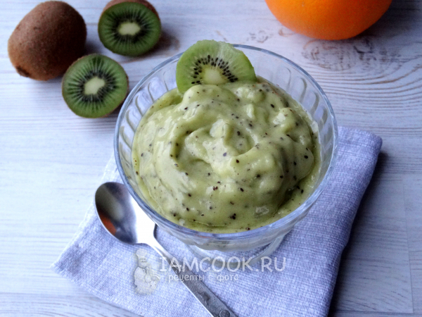 Сорбет из киви, рецепт с фото