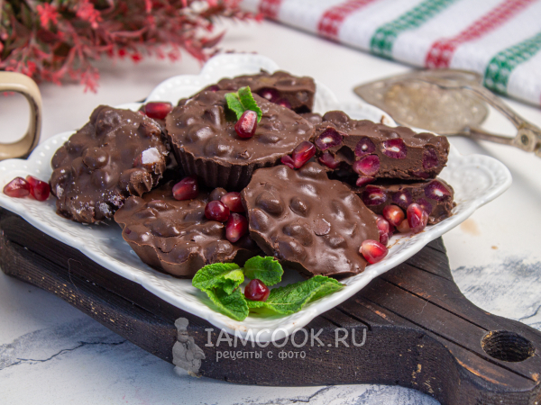 Гранат в шоколаде, рецепт с фото