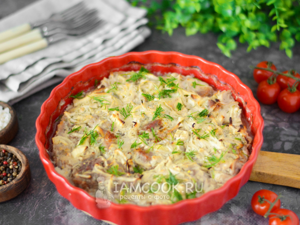 Свинина в кефире в духовке, рецепт с фото