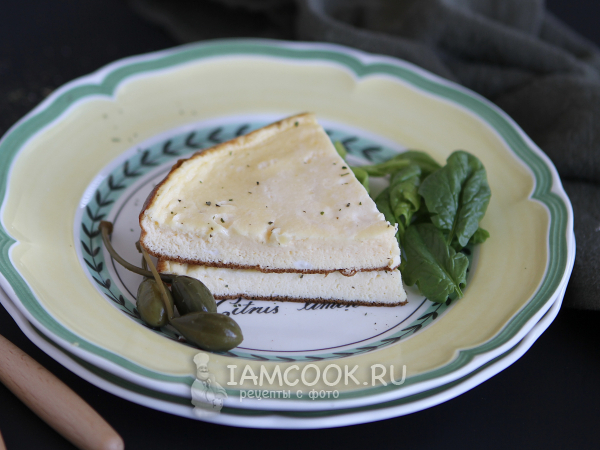 Пышный омлет на кефире на сковороде, рецепт с фото