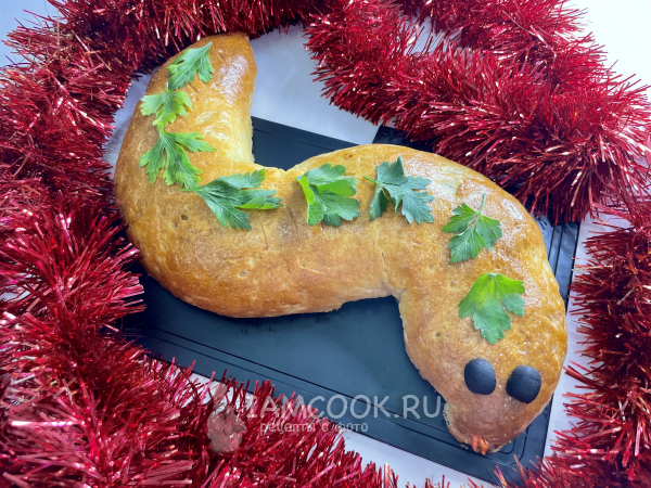 Пирог «Змея», рецепт с фото