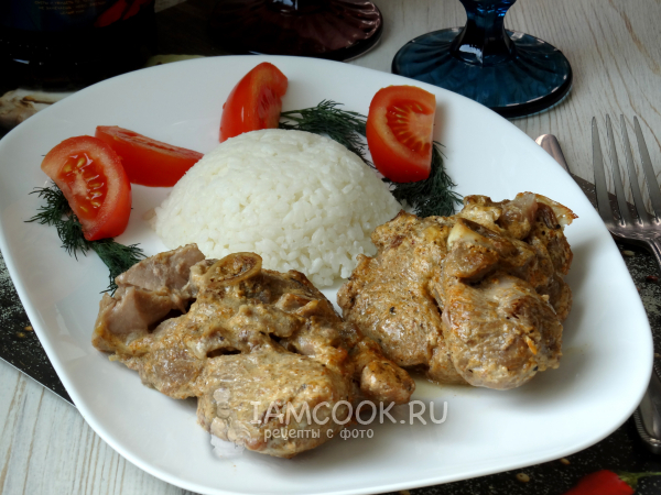 Стейки индейки в рукаве в духовке, рецепт с фото