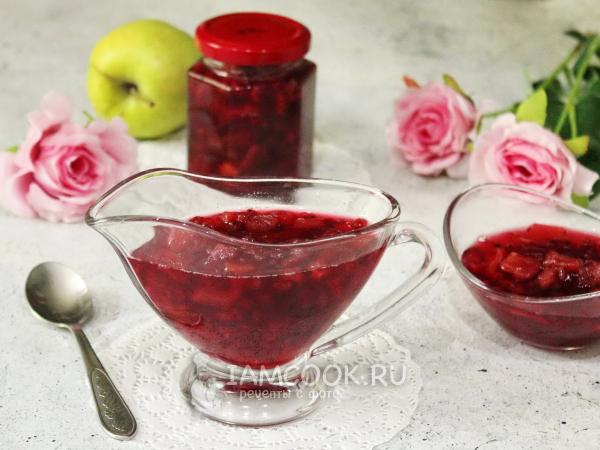 Варенье из яблок и красной смородины на зиму, рецепт с фото