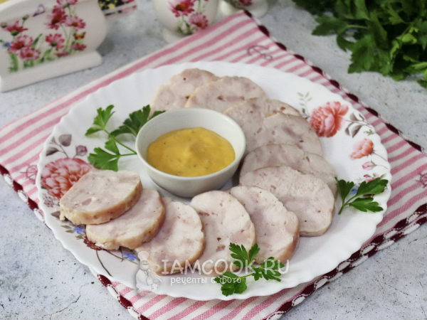 Ветчина из курицы в духовке, рецепт с фото