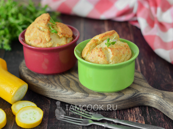 Суфле из кабачков с фаршем, рецепт с фото