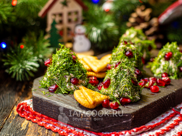 Новогодняя закуска «Ёлочка», рецепт с фото