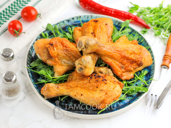 Куриные голени в аэрофритюрнице (мультипечи), рецепт с фото