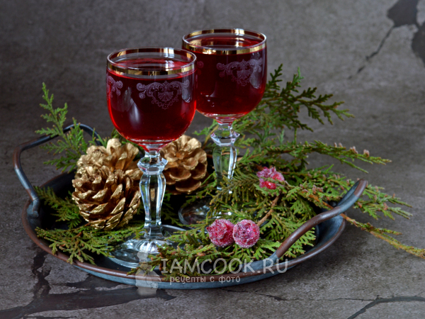 Настойка Малина-грейпфрут, рецепт с фото