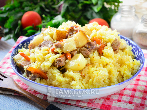 Плов на свином сале, рецепт с фото