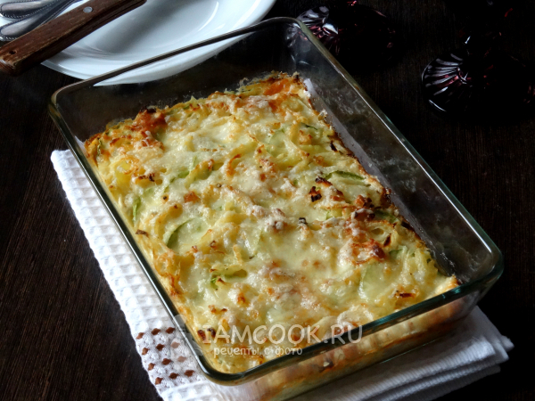 Гратен из кабачков и картофеля, рецепт с фото