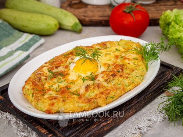 Хачапури из кабачка (по-аджарски), рецепт с фото