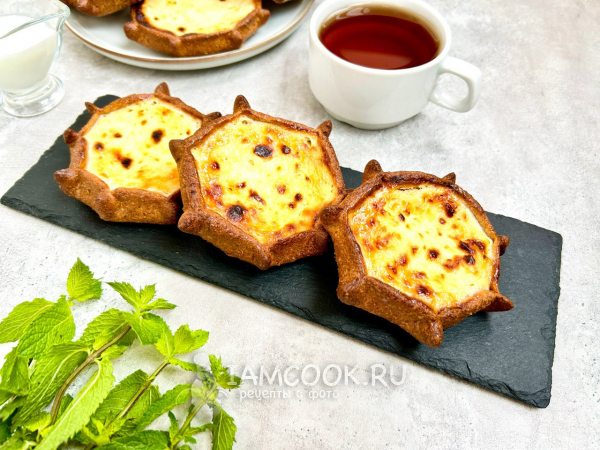 Калитки с творогом, рецепт с фото