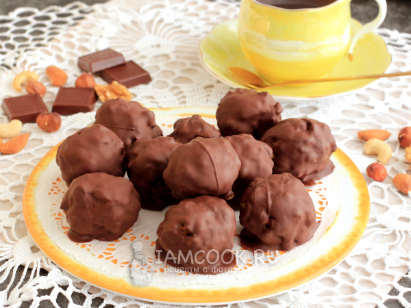 Конфеты «Метеорит», рецепт с фото