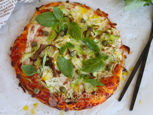 Пицца с кабачком (цукини), рецепт с фото