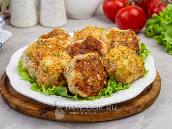 Котлеты из брокколи с фаршем, рецепт с фото