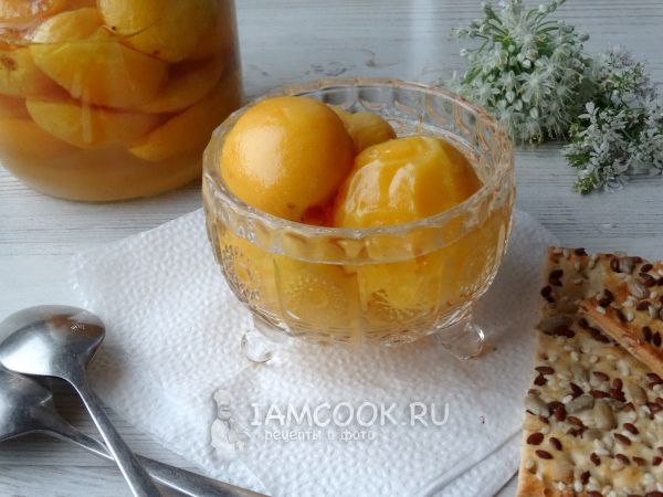 Абрикосы с сахаром на зиму, рецепт с фото