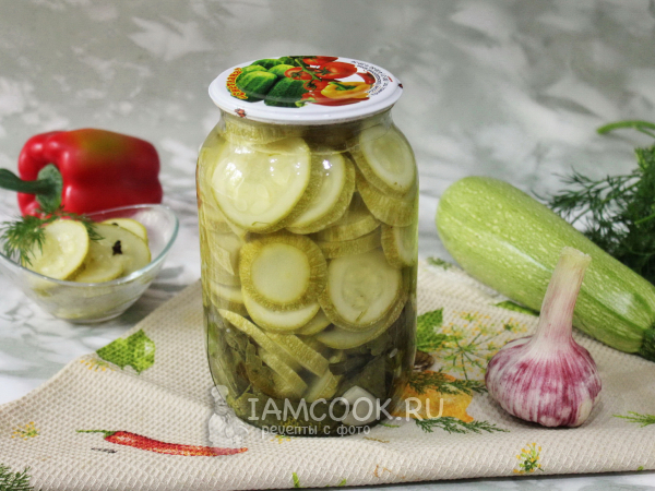 Маринованные кабачки как в СССР, рецепт с фото