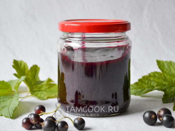 Конфитюр из черной смородины с желатином на зиму, рецепт с фото