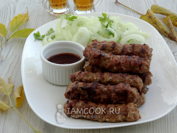 Чевапчичи на мангале, рецепт с фото